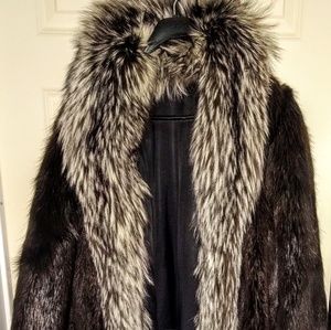 Full length Beaver fur coat